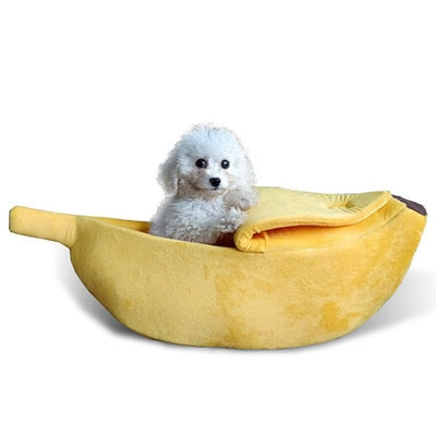 Banana Cat Bed House Cozy Cute Banana