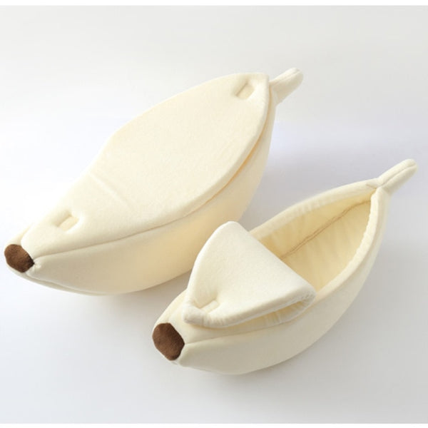 Banana Cat Bed House Cozy Cute Banana